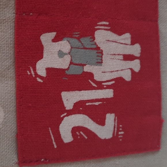 Dog Pet Holiday Christmas Countdown Treat Calendar Pockets Fabric Hanging - Picture 5 of 13